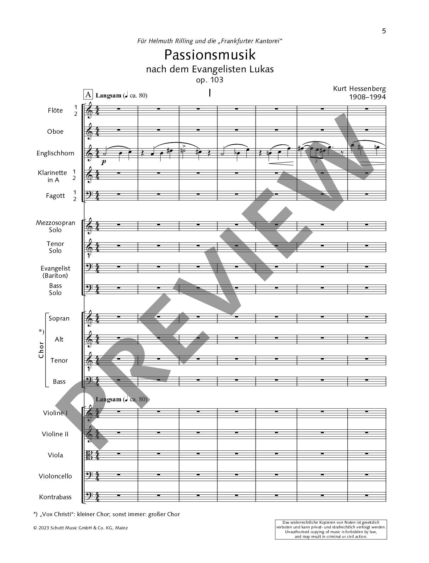 Other Cover Image Lukas-Passion op. 103