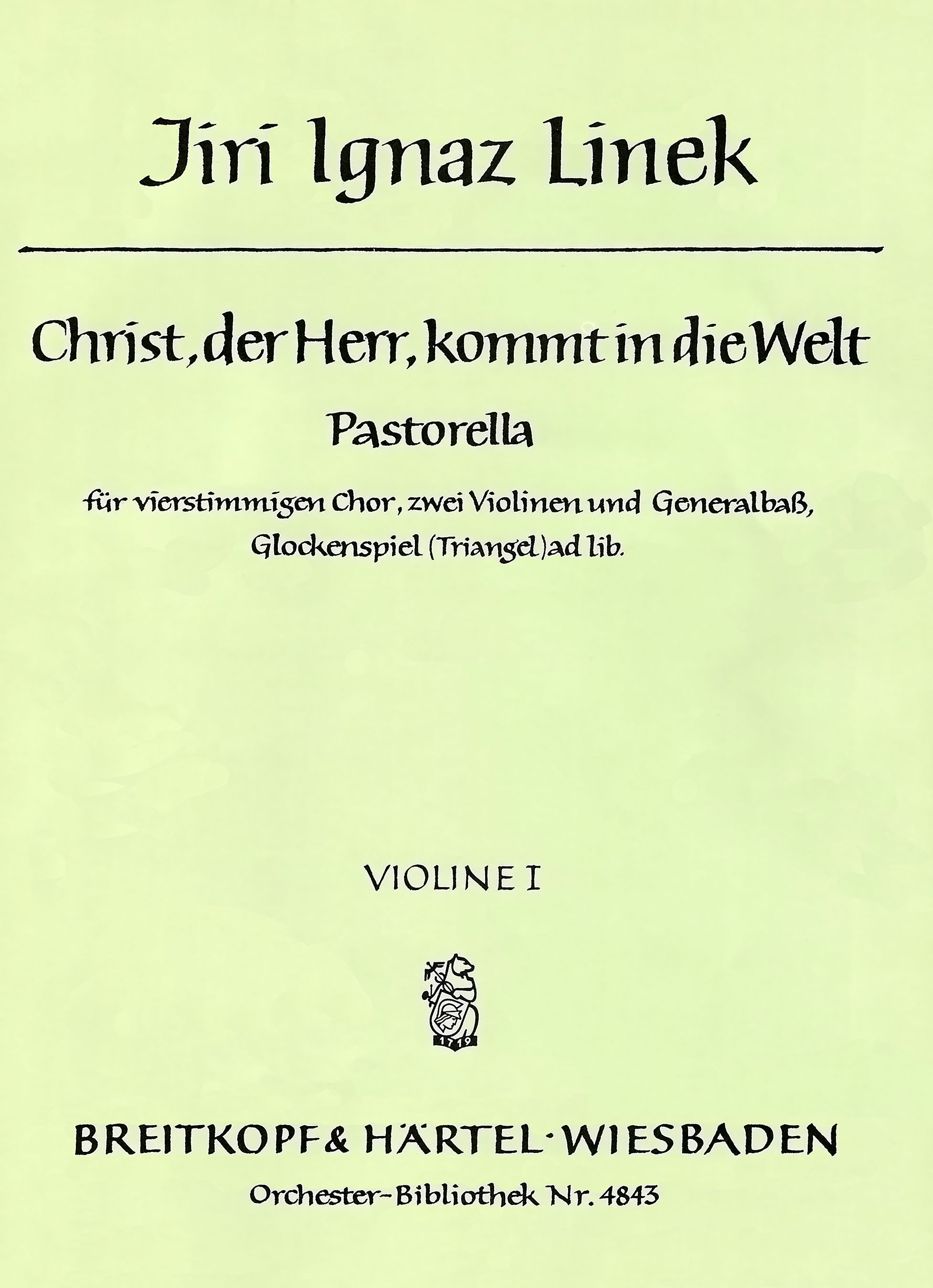 Front Cover Image Christ, der Herr, kommt in die Welt