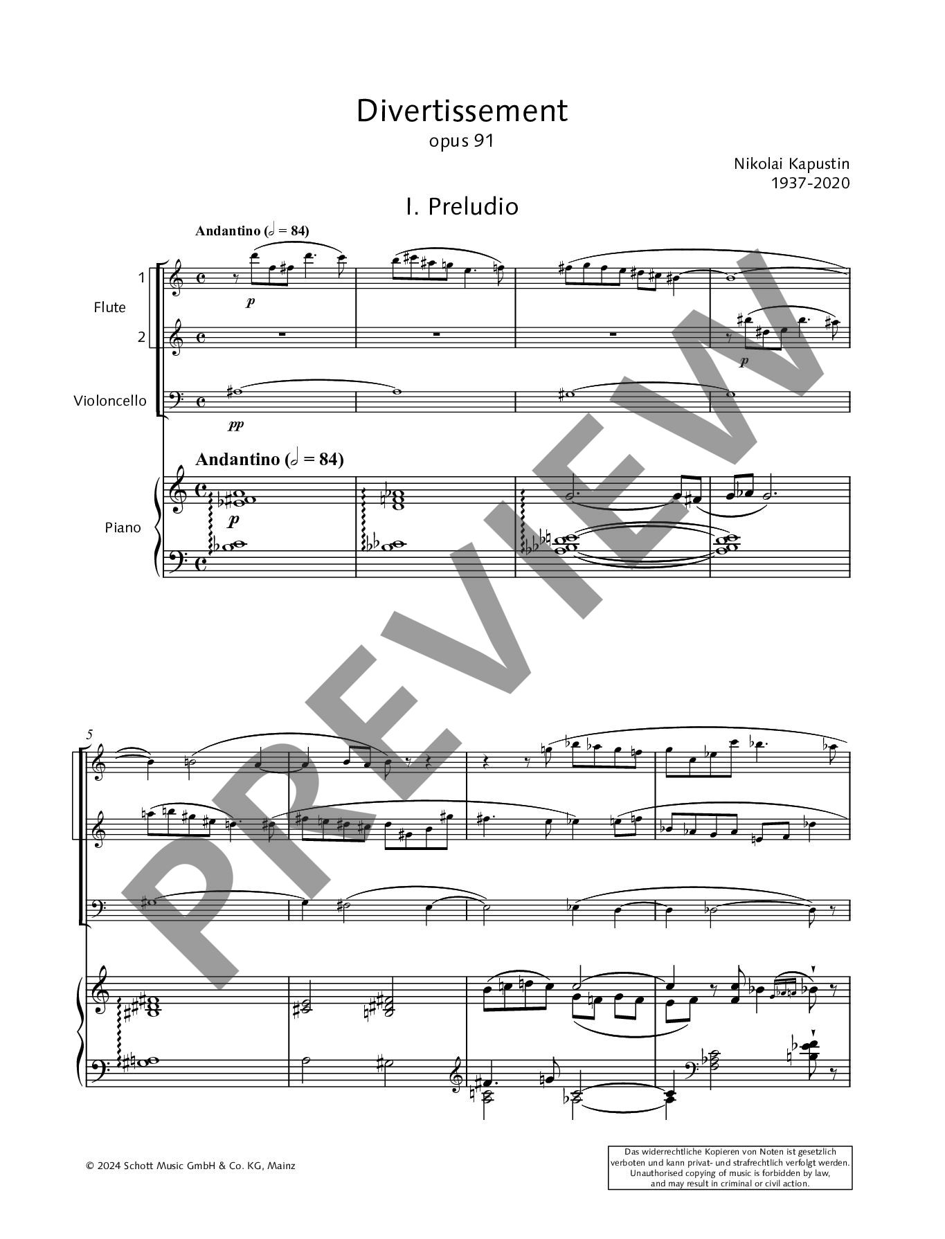 Other Cover Image Divertissement op. 91
