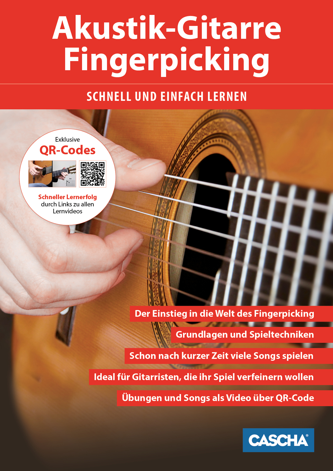 Front Cover Image Akustik-Gitarre Fingerpicking - Schnell und einfach lernen