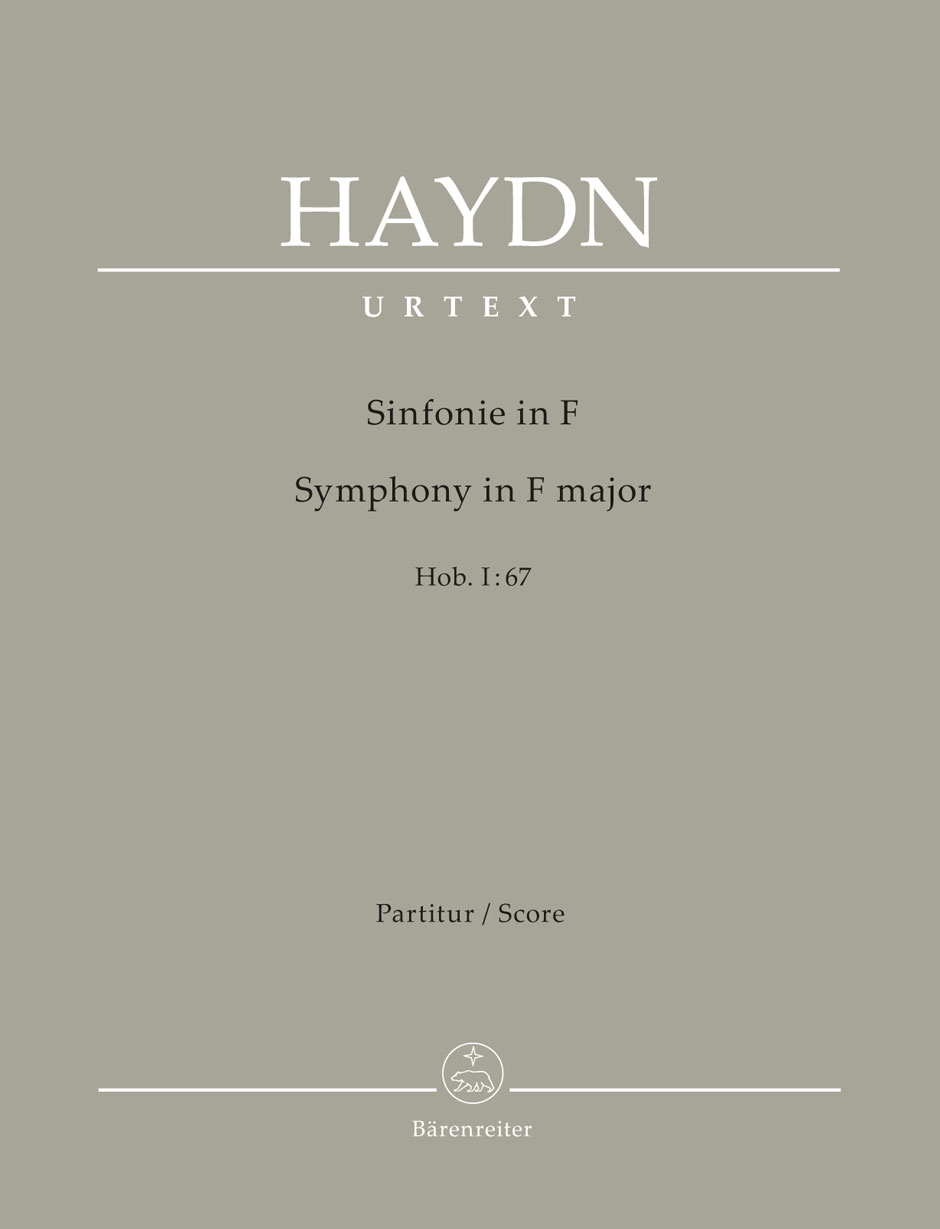 Front Cover Image Sinfonie F-Dur Hob. I:67