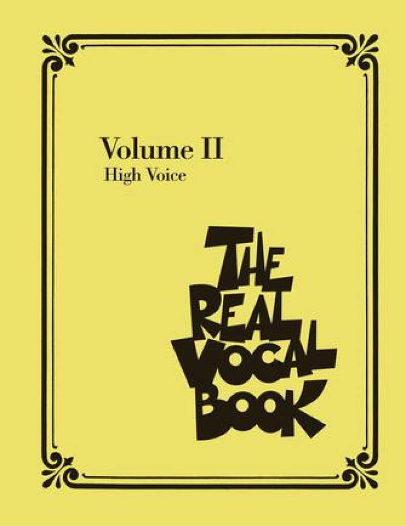 Front Cover Image The Real Vocal Book – Volume II High Voice