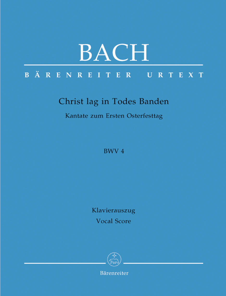 Front Cover Image Christ lag in Todes Banden (Christ lay by death enshrouded) BWV 4