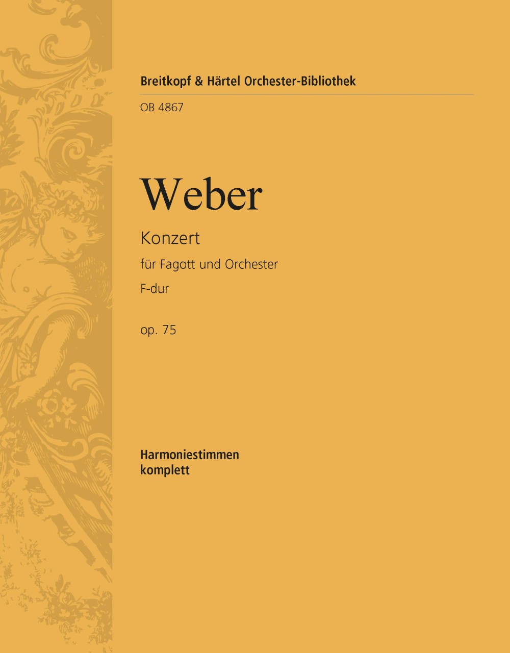 Front Cover Image Fagottkonzert F-dur op. 75
