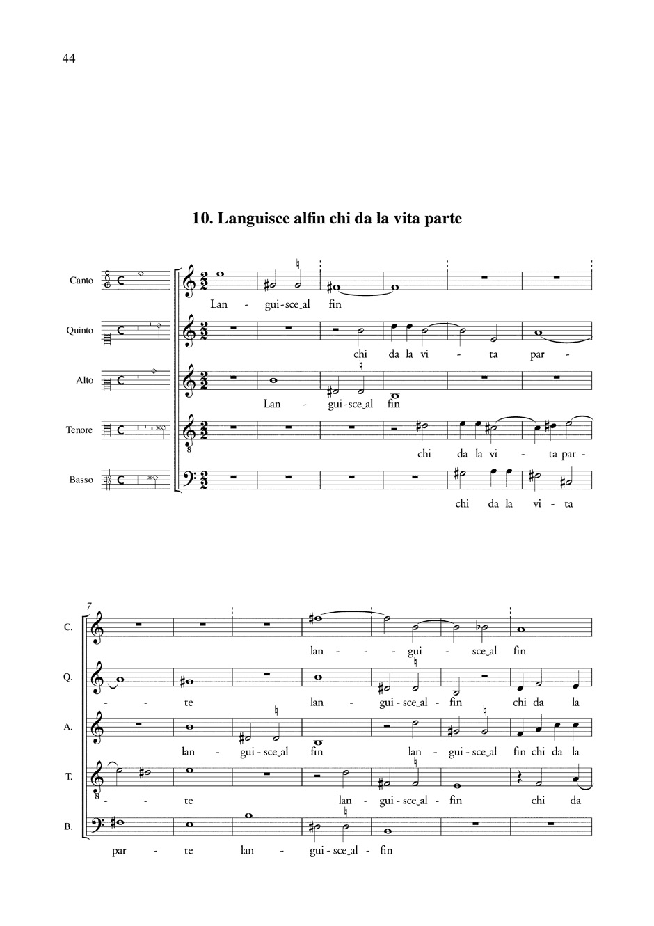 Other Cover Image Madrigali a cinque voci. Libro quinto