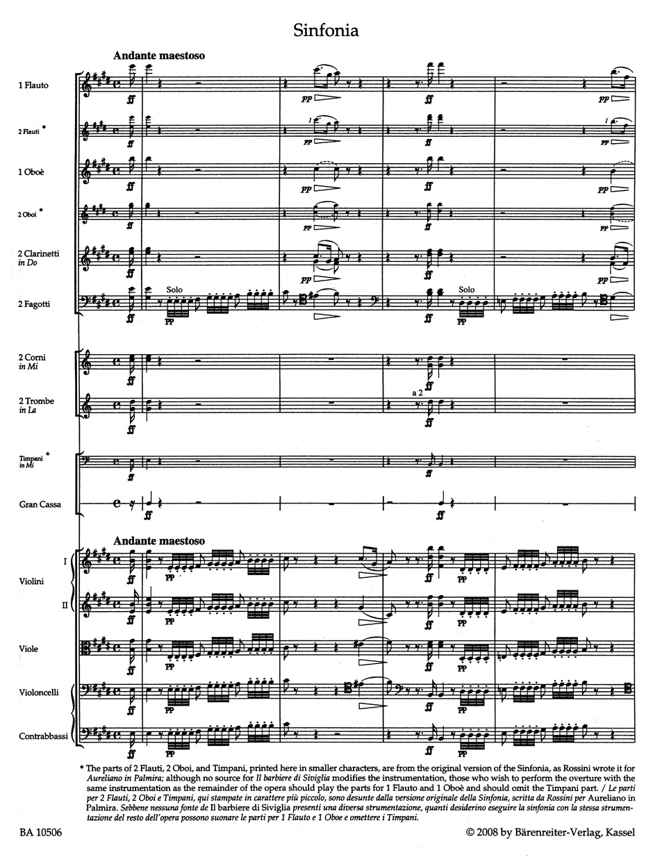 Other Cover Image Il barbiere di Siviglia (Almaviva, o sia L'inutile precauzione)
