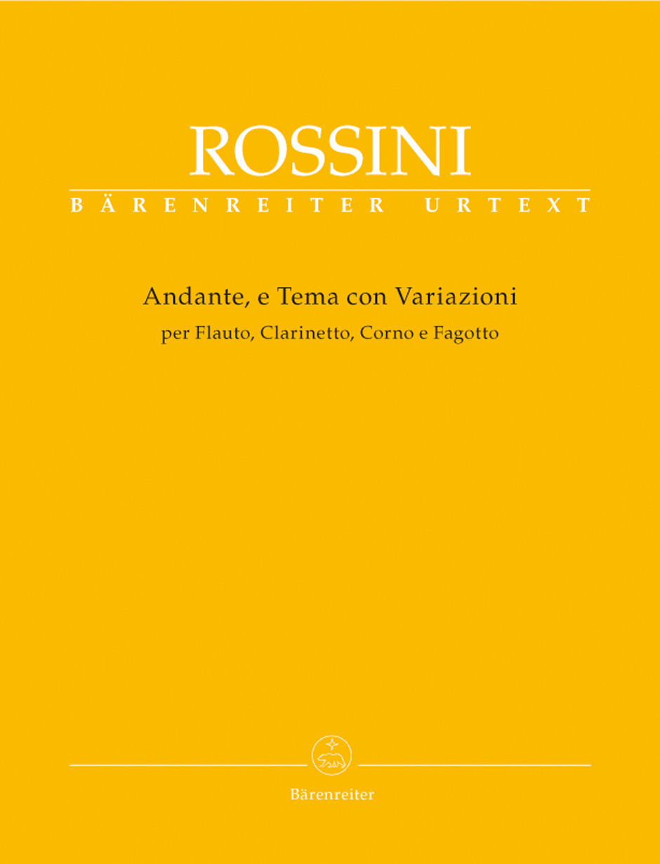 Front Cover Image Andante, e Tema con Variazioni per Flauto, Clarinetto, Corno e Fagotto