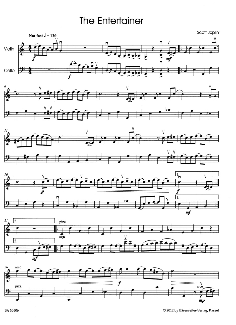 Other Cover Image The Roots of Jazz für Violine und Violoncello