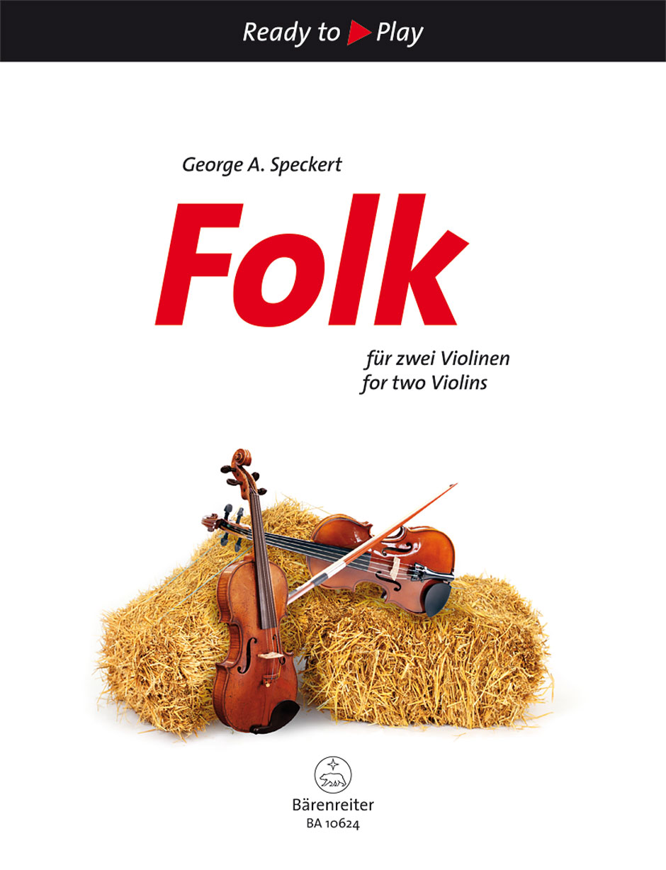 Front Cover Image Folk für zwei Violinen
