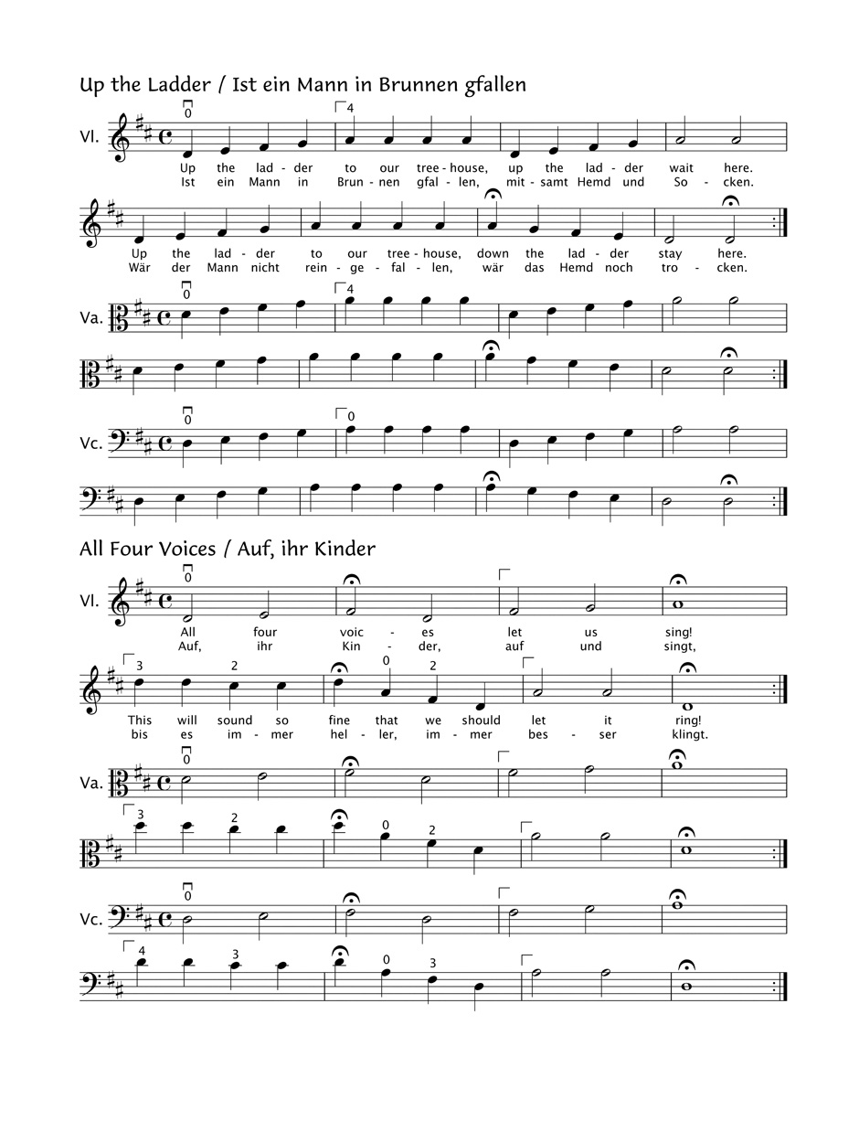 Other Cover Image Early String Ensemble Playing / Früher Anfang im Streicherensemble