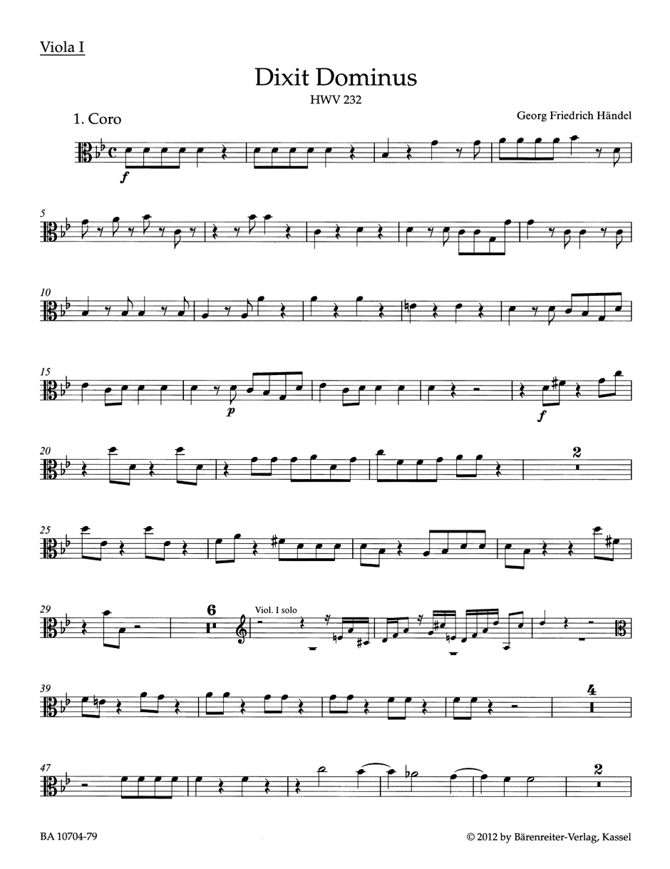 Other Cover Image Dixit Dominus HWV 232