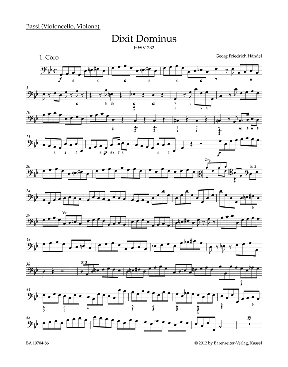 Other Cover Image Dixit Dominus HWV 232