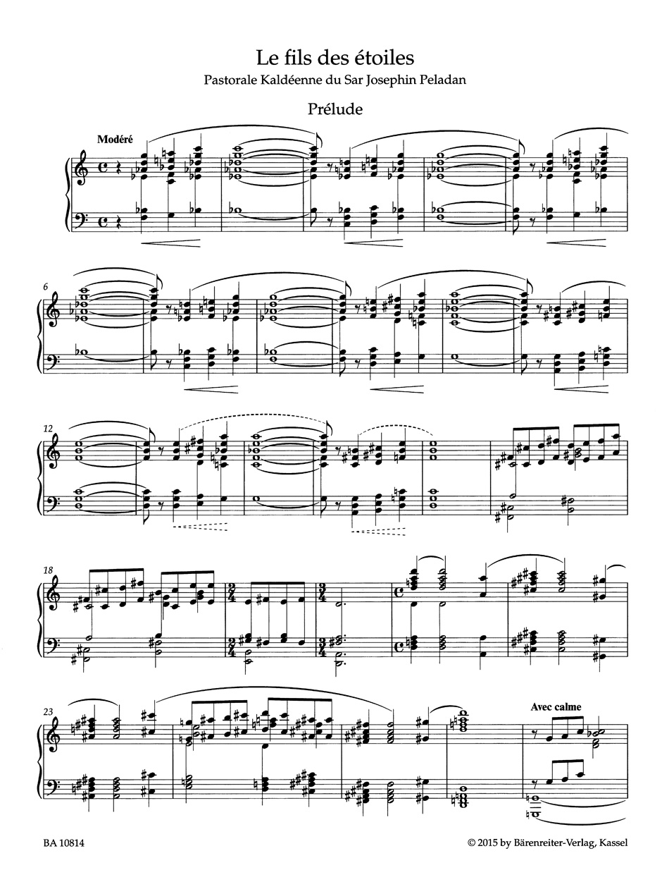 Other Cover Image Le fils des étoiles für Klavier
