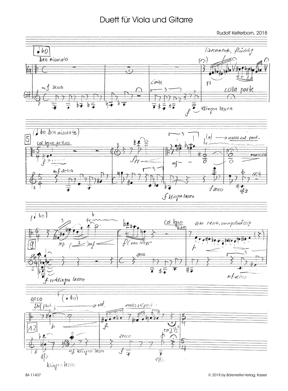 Other Cover Image Duett für Viola und Gitarre (2018)