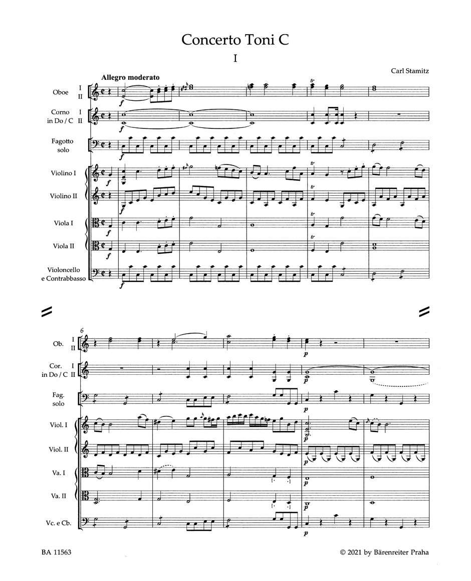 Other Cover Image Konzert für Fagott und Orchester C-Dur