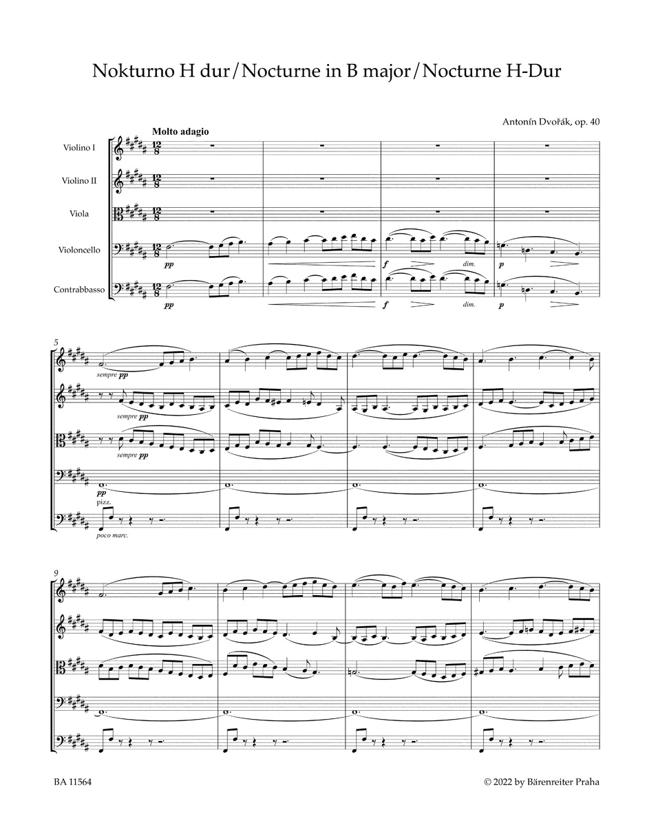 Other Cover Image Nocturne für Streichorchester H-Dur op. 40