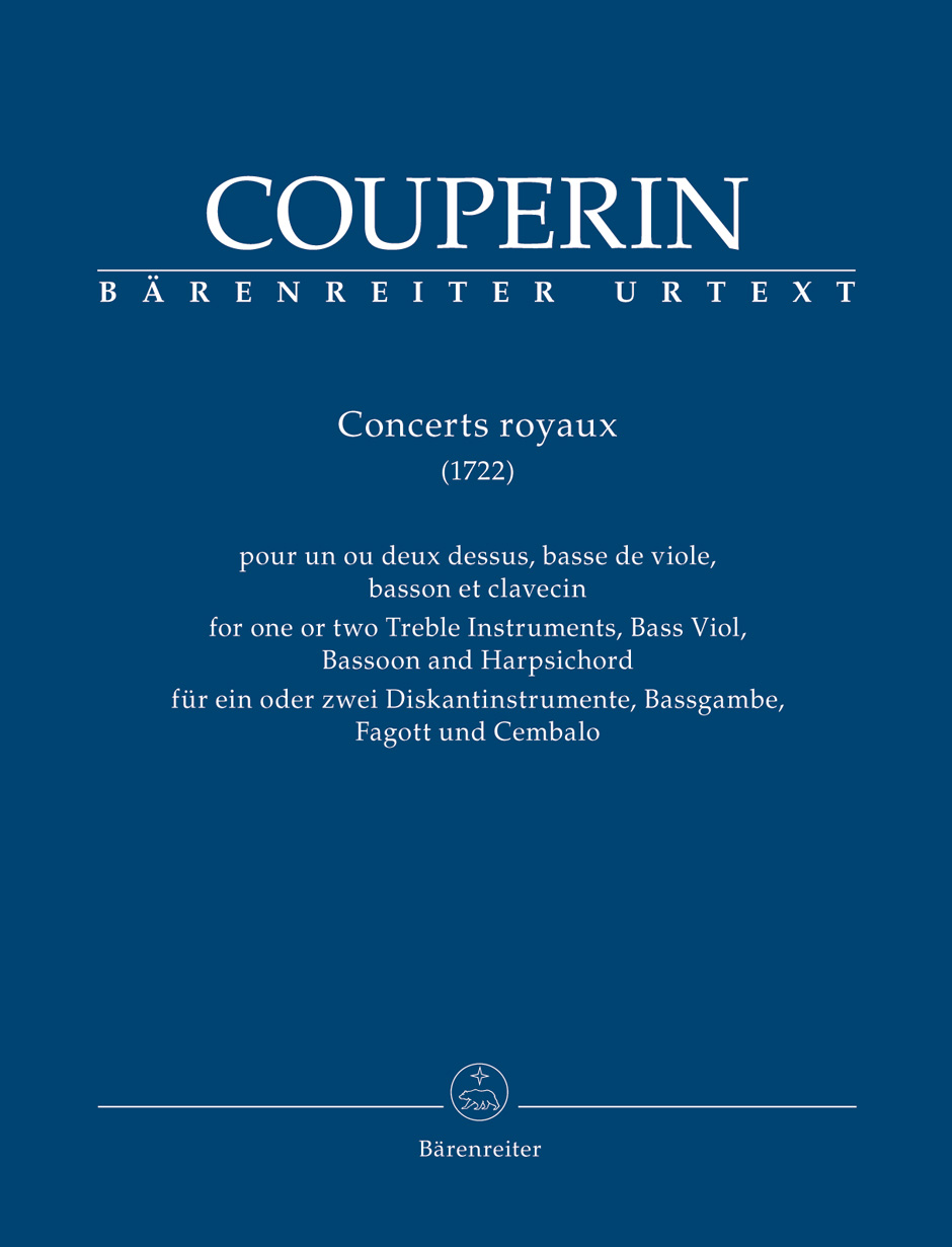 Front Cover Image Concerts royaux für ein oder zwei Diskantinstrumente, Bassgambe, Fagott und Cembalo (1722)