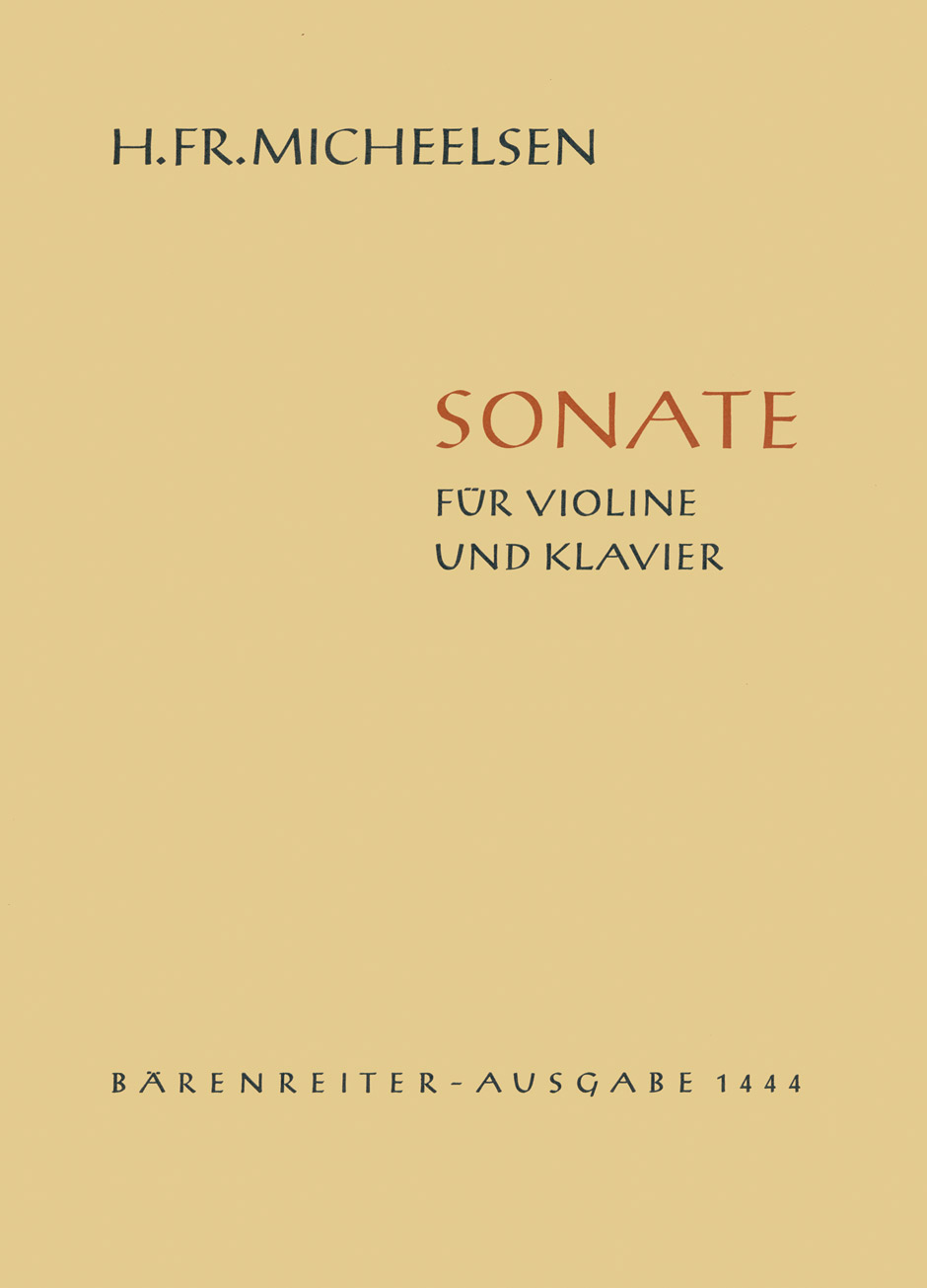 Front Cover Image Sonate für Violine und Klavier (1938)