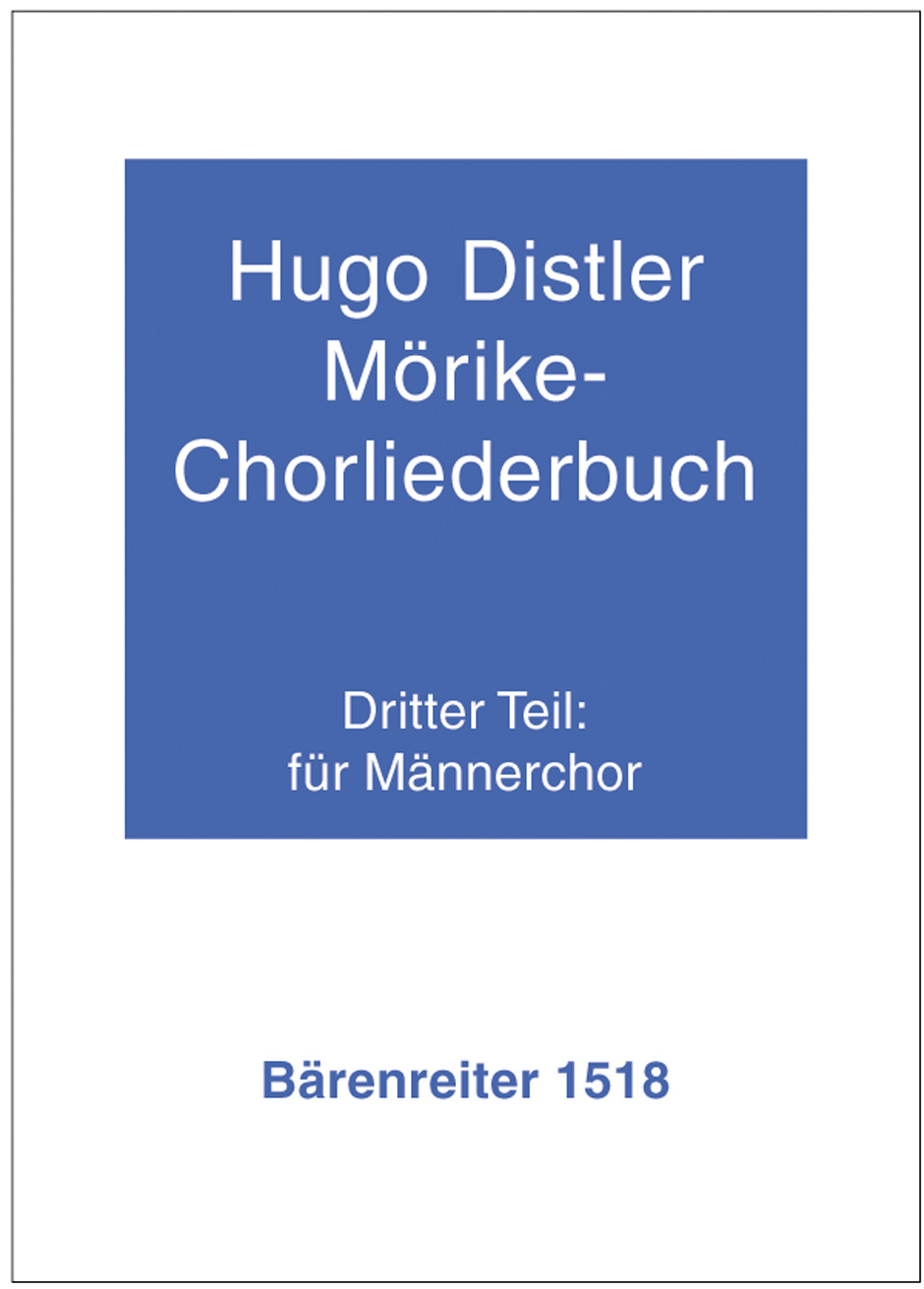 Front Cover Image Mörike-Chorliederbuch, Teil 3 op. 19 (1938/1939)