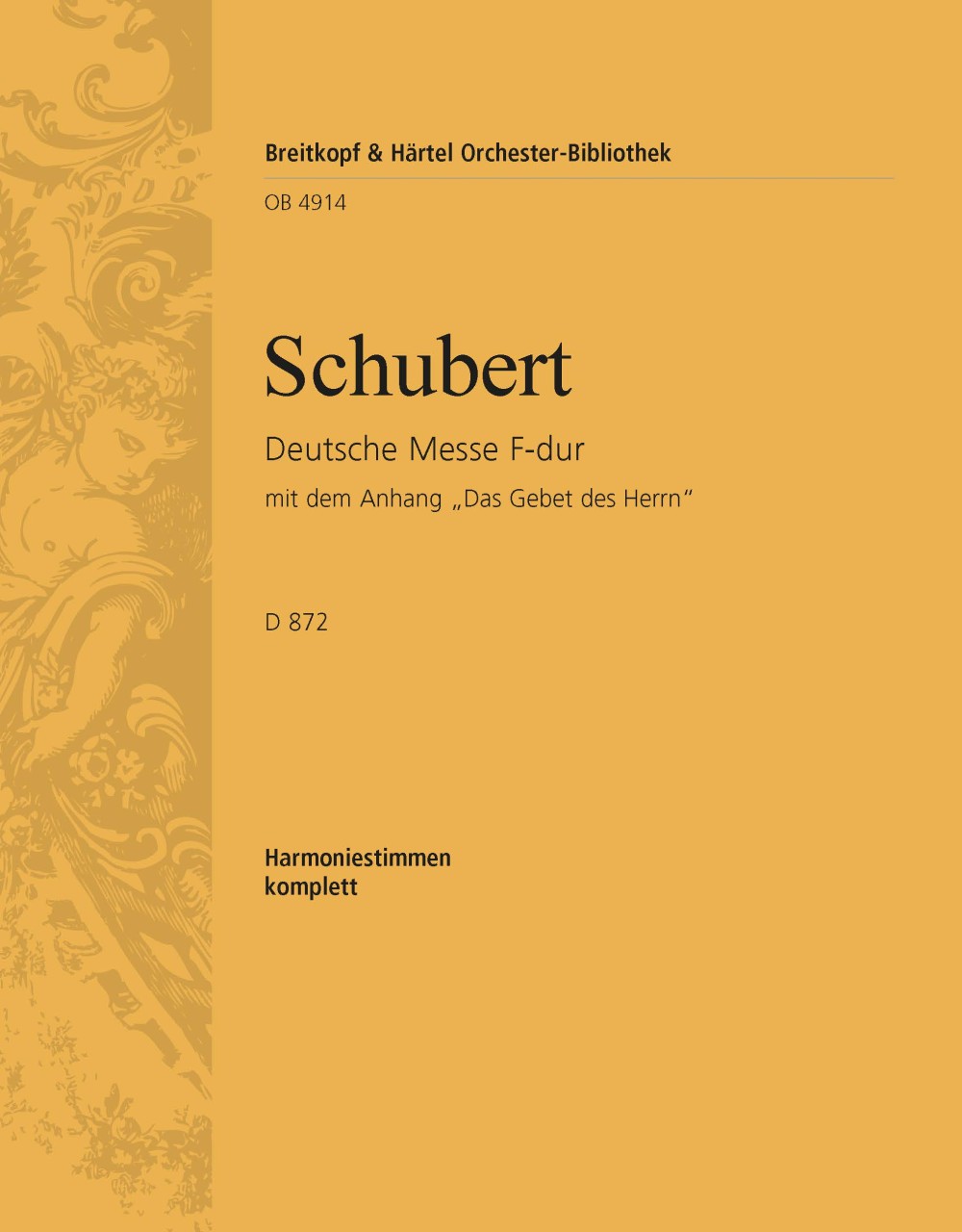 Front Cover Image Deutsche Messe F-dur D 872 D 872