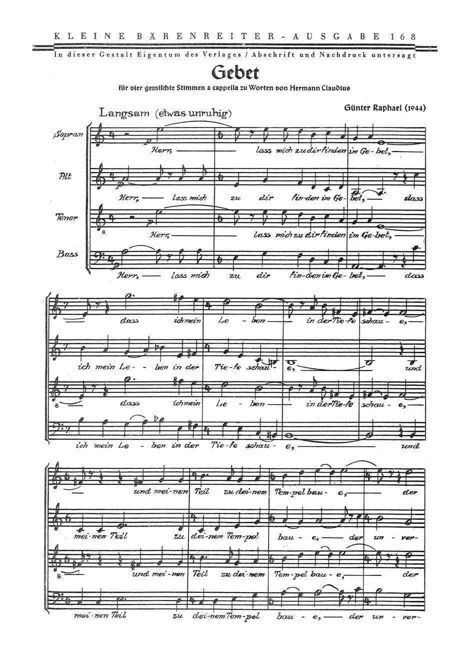 Front Cover Image Gebet (1944)