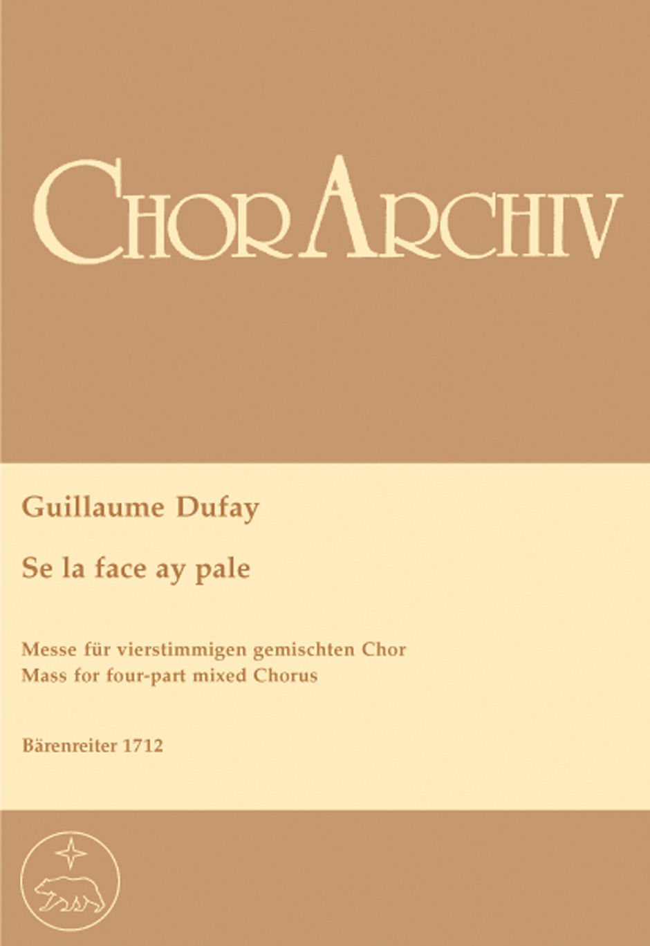 Front Cover Image Missa super "Se la face ay pale"