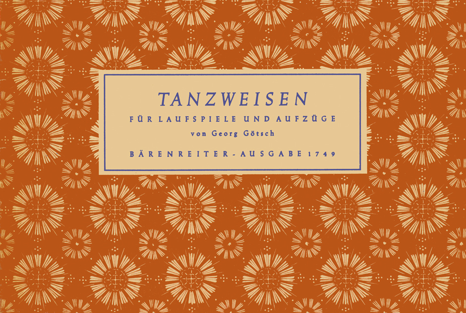 Front Cover Image Tanzweisen für Laufspiele und Aufzüge