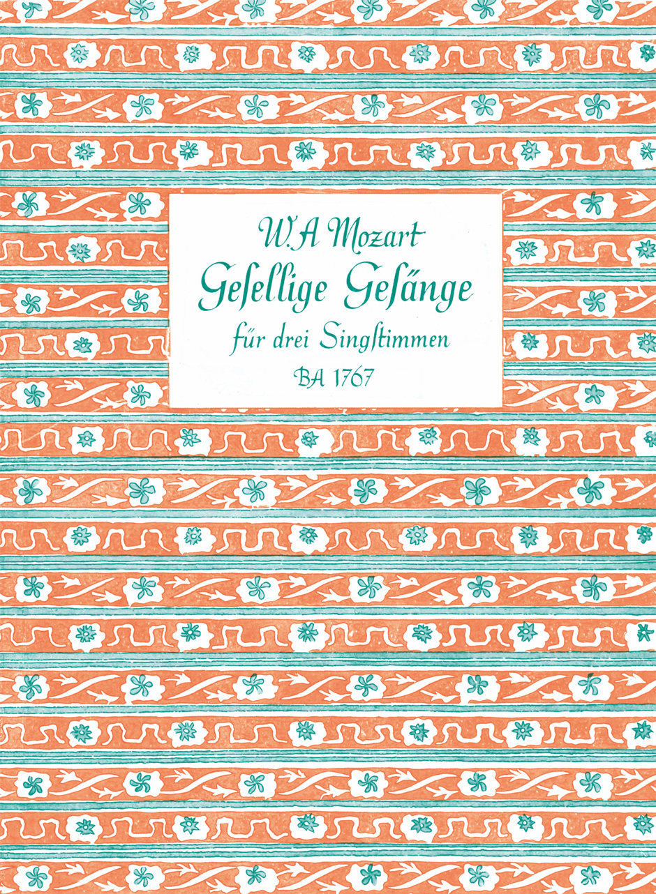 Front Cover Image Gesellige Gesänge