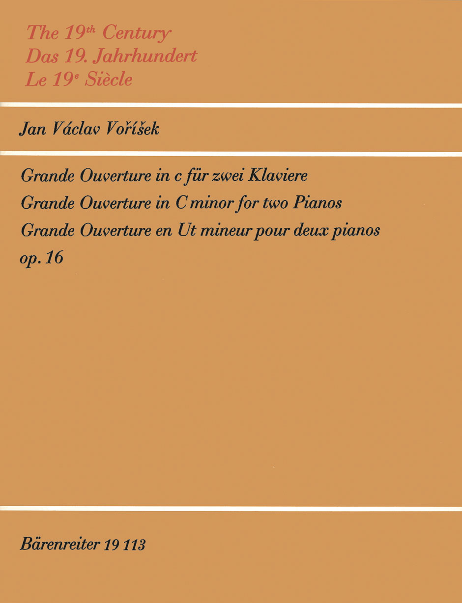 Front Cover Image Grande Ouverture für zwei Klaviere c-Moll op. 16