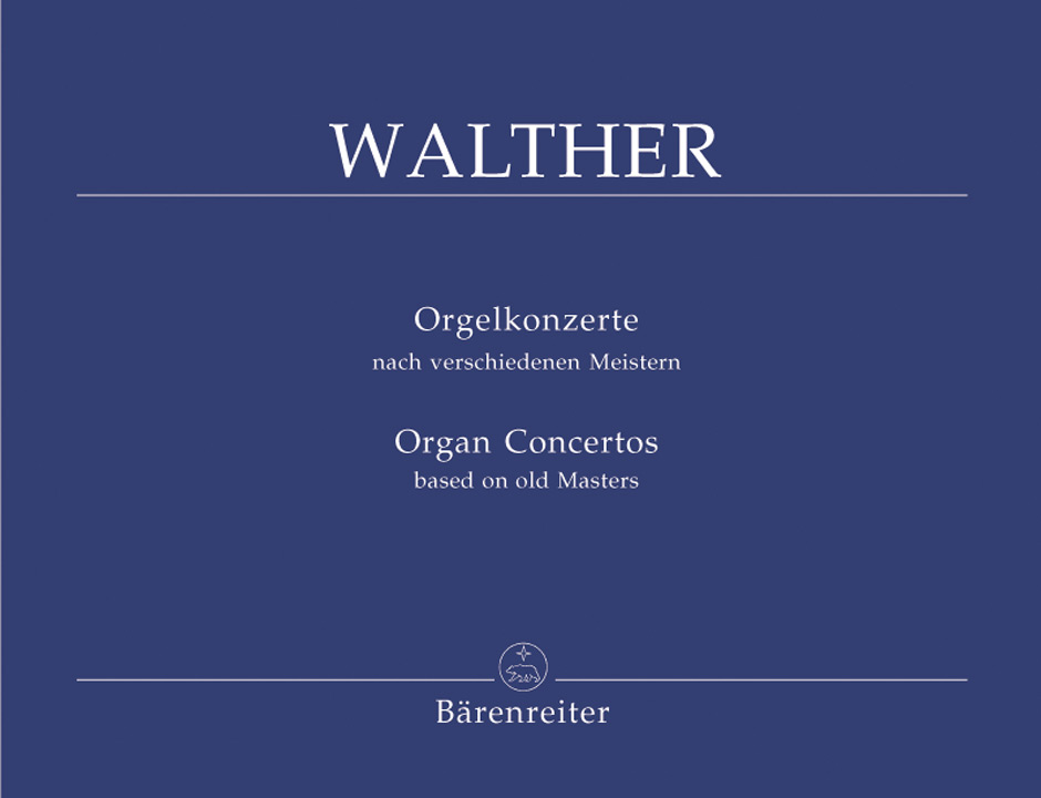 Front Cover Image Orgelkonzerte nach verschiedenen Meistern