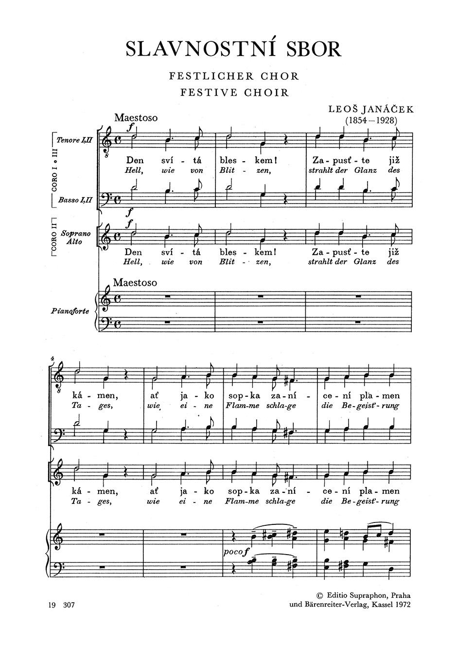Other Cover Image Festlicher Chor für drei Chorgruppen und Klavier (1877)