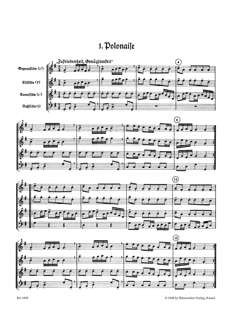 Other Cover Image Kleine Suite nach Tänzen aus Leopold Mozarts Notenbuch für Wolfgang für Blockflötenquartett, Streichquartett oder andere Instrumente
