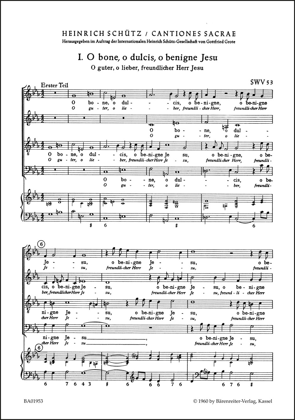 Front Cover Image Drei Motetten Nr. 1, 2, 3 SWV 53, 54, 55