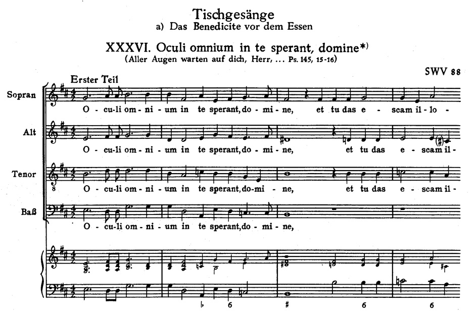 Front Cover Image Tischgesänge SWV 88-93