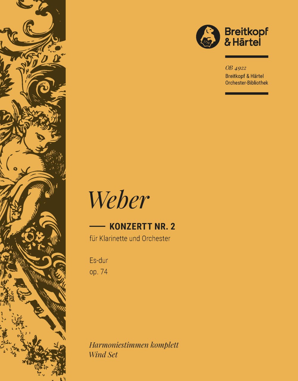 Front Cover Image Konzert für Klarinette und Orchester Nr. 2 Es-Dur op. 74