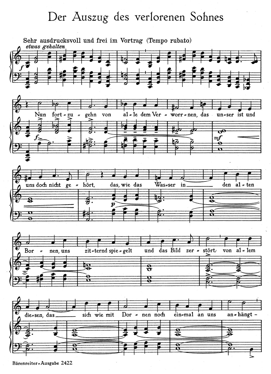 Other Cover Image Der Panther und andere Rilke-Gedichte op. 50/1 (1949)