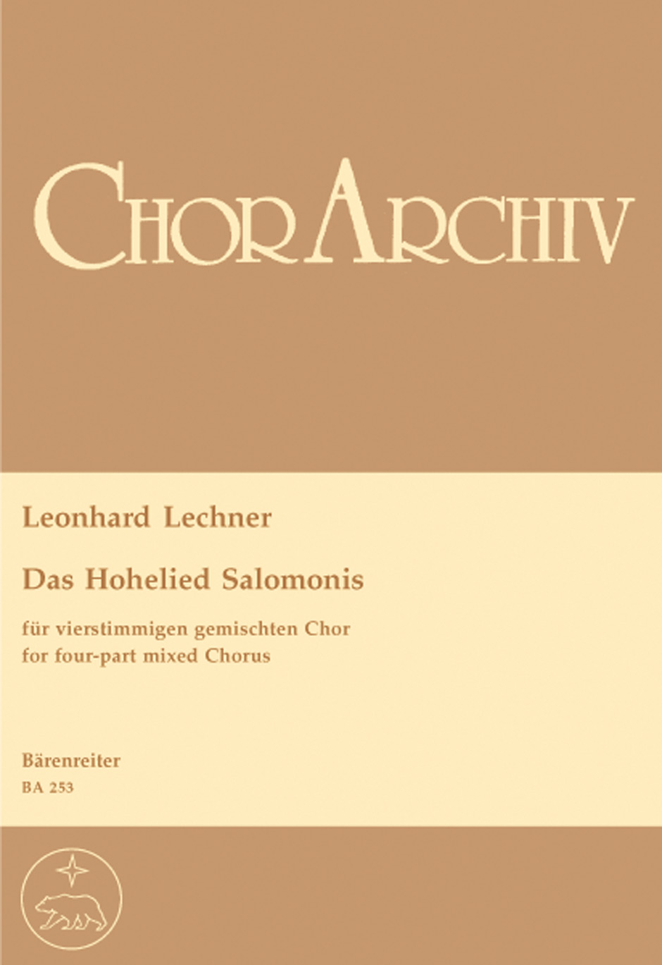 Front Cover Image Das Hohelied Salomonis