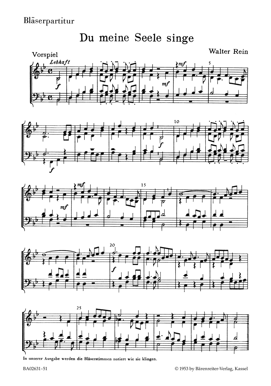 Front Cover Image Du meine Seele, singe