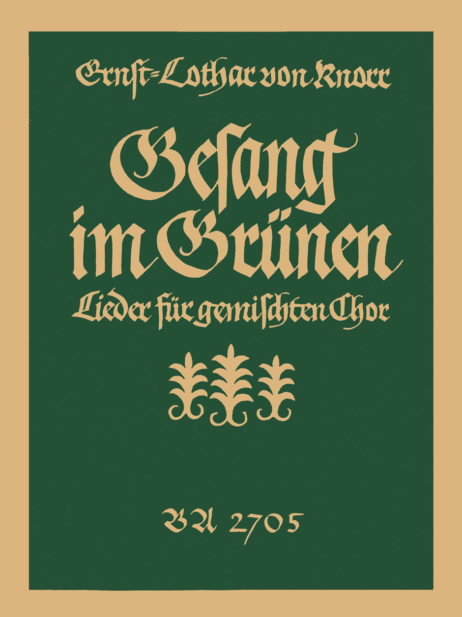 Front Cover Image Gesang im Grünen (1951)