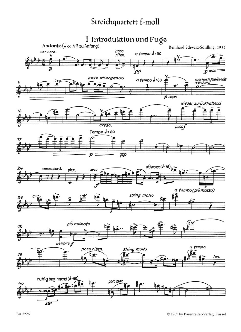 Other Cover Image Streichquartett f-Moll (1932)