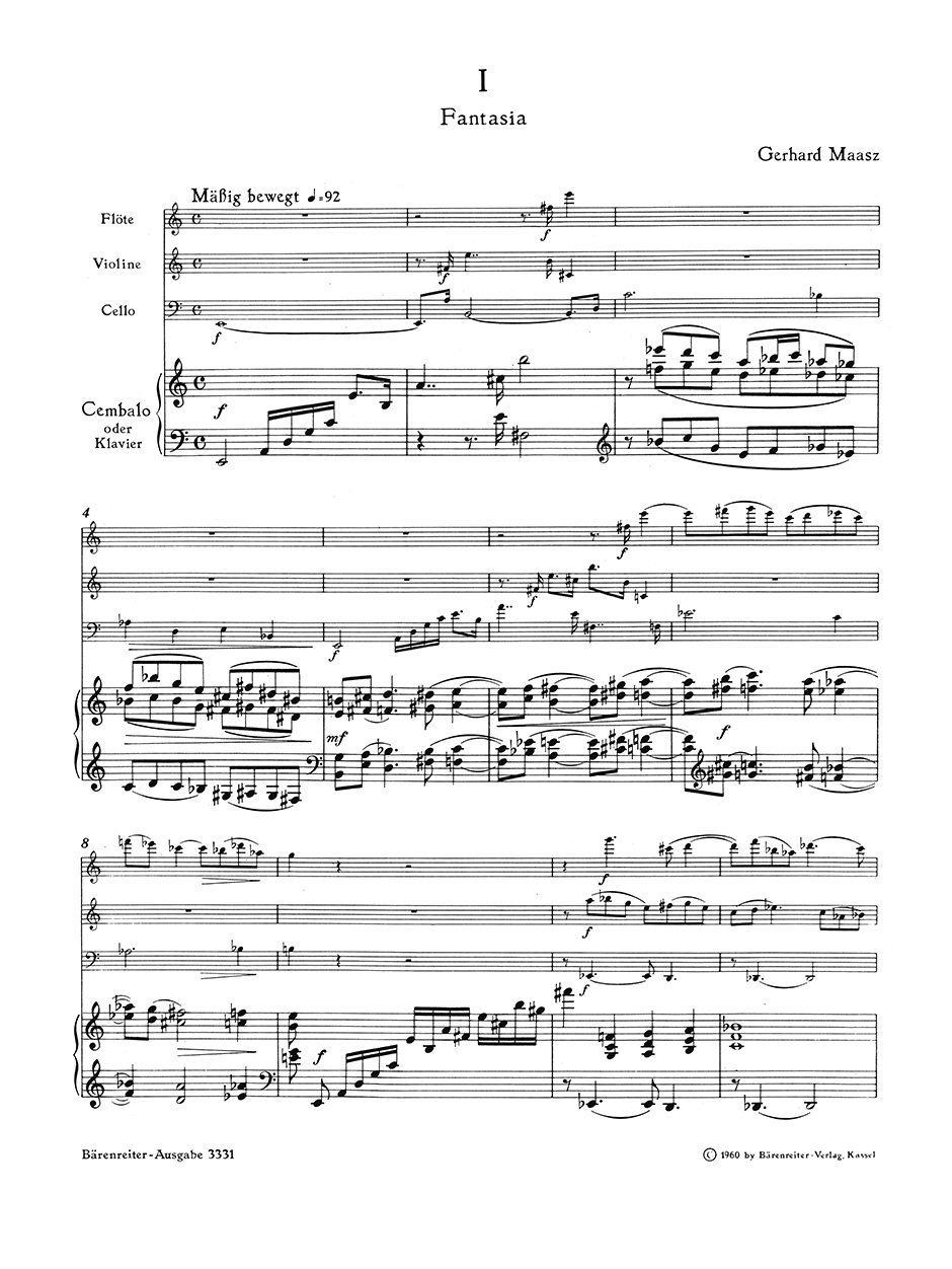Other Cover Image Concertino für vier Instrumente (1954)