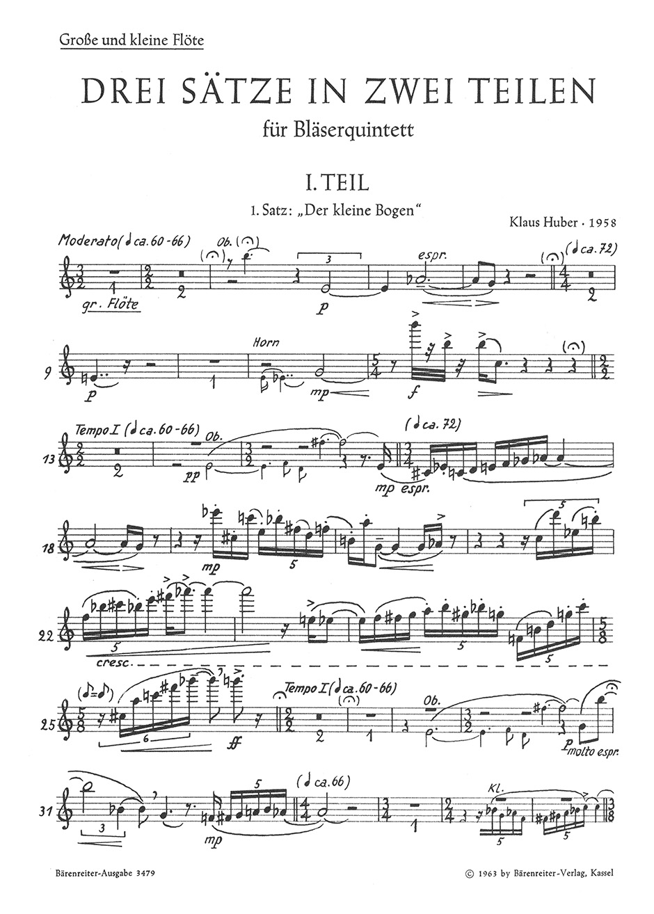Other Cover Image Drei Sätze in zwei Teilen (1958/1959)
