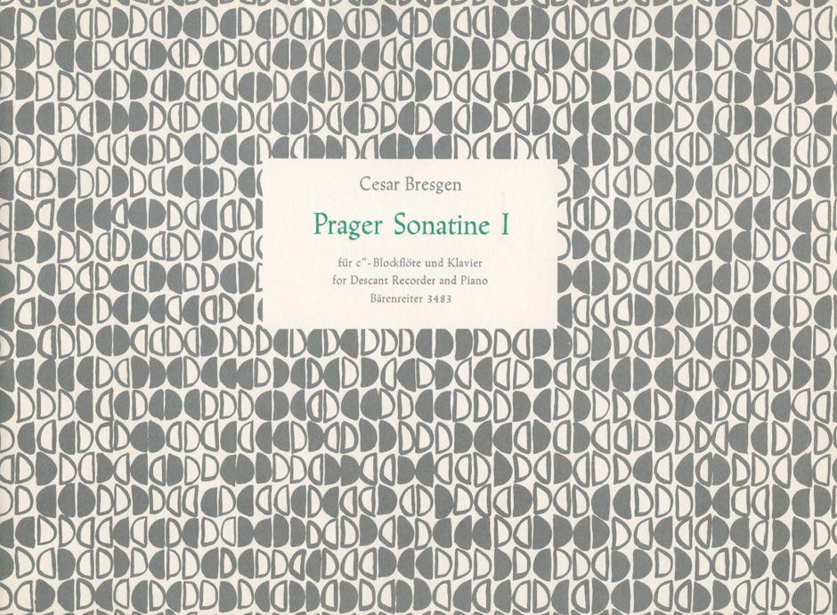 Front Cover Image Prager Sonatine Nr. 1 C-Dur (1968)