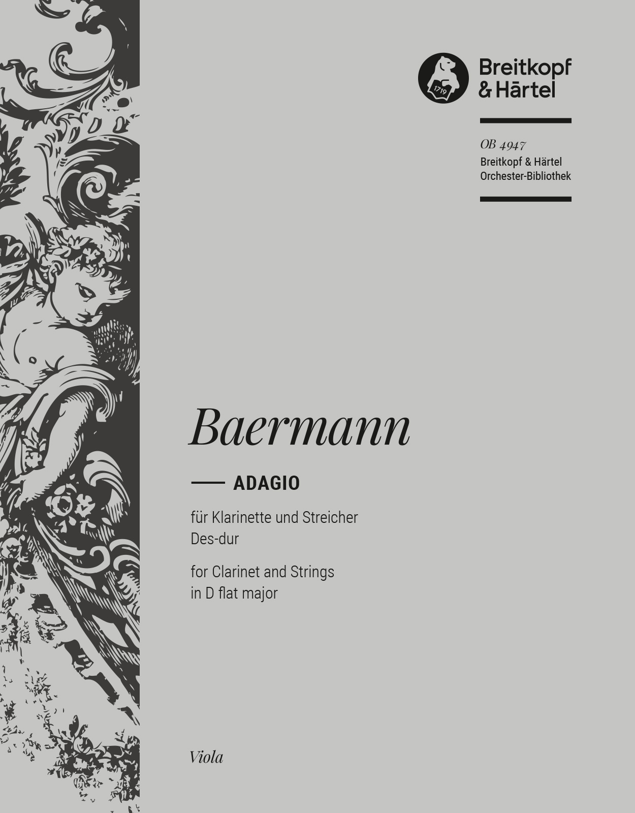 Front Cover Image Adagio Des-dur