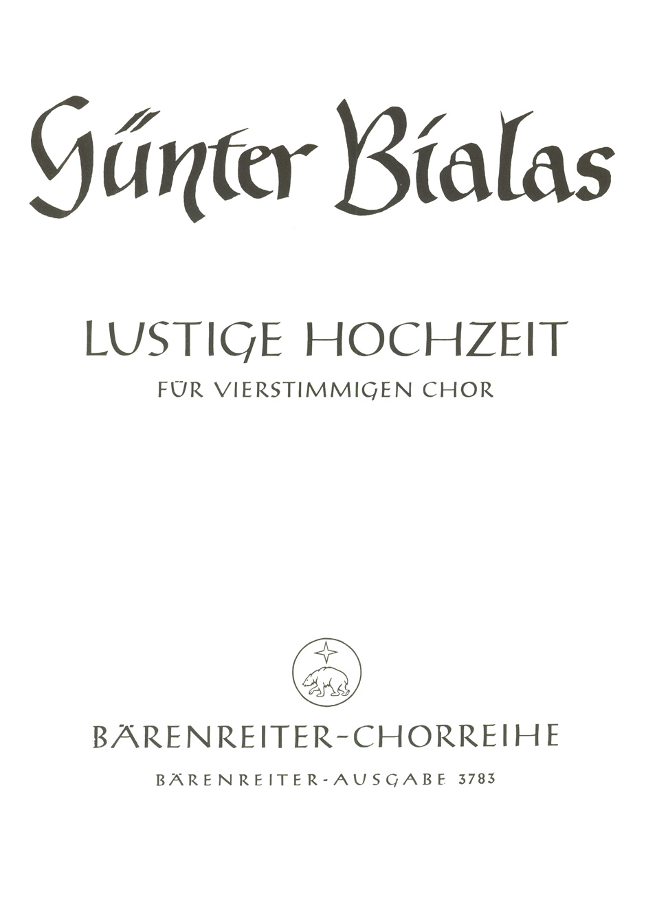Front Cover Image Lustige Hochzeit (1939/1940)