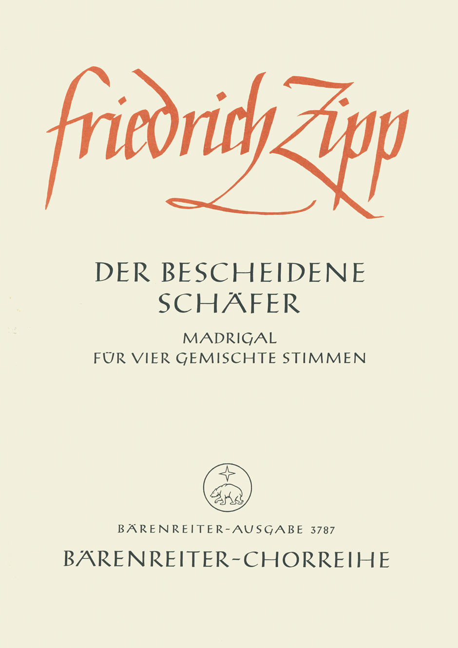 Front Cover Image Der bescheidene Schäfer (1955)