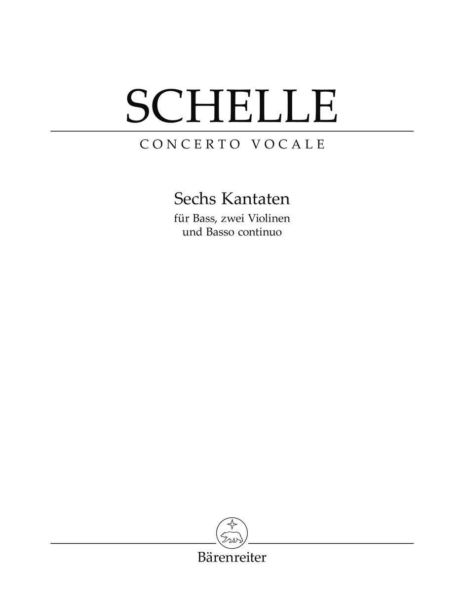 Front Cover Image Sechs Kantaten für eine Solostimme und Instrumente