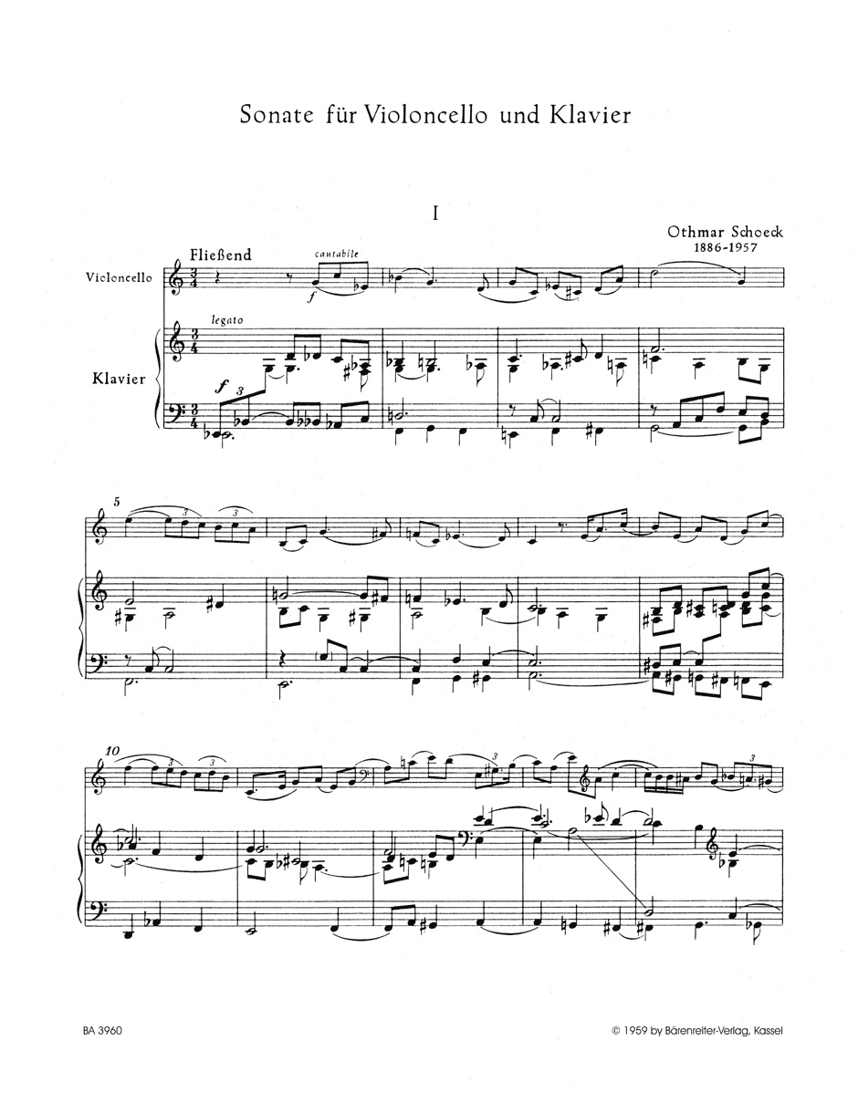 Other Cover Image Sonate für Violocello und Klavier (1957)