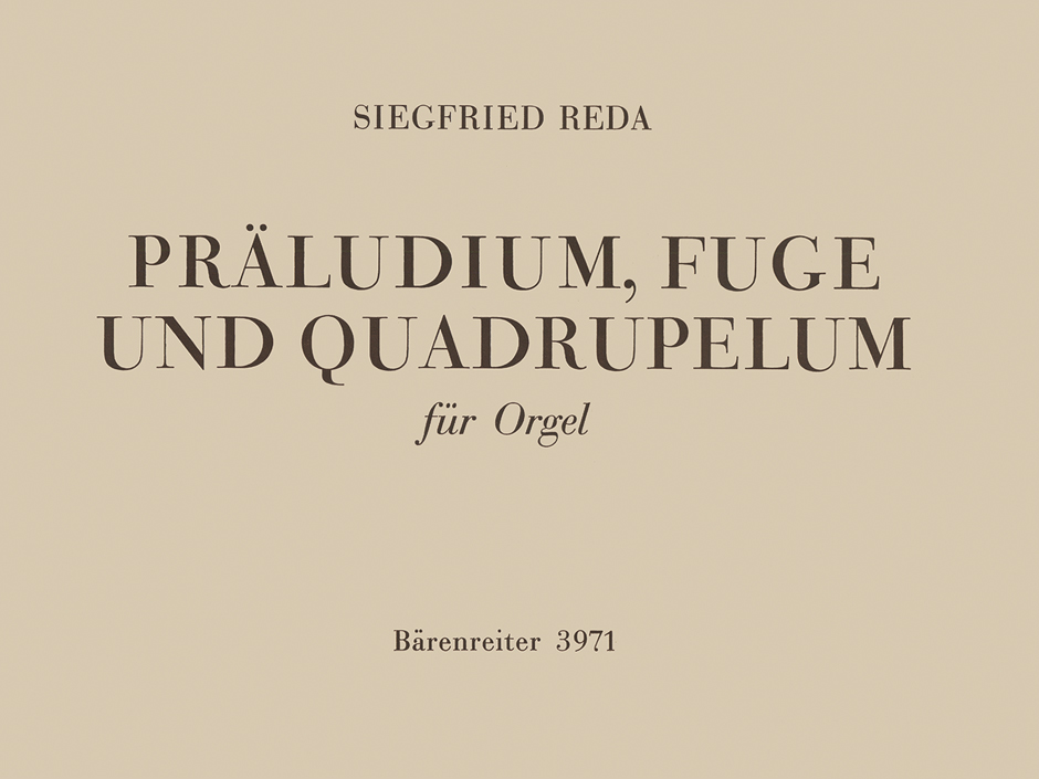 Front Cover Image Präludium, Fuge und Quadruplum (1957)