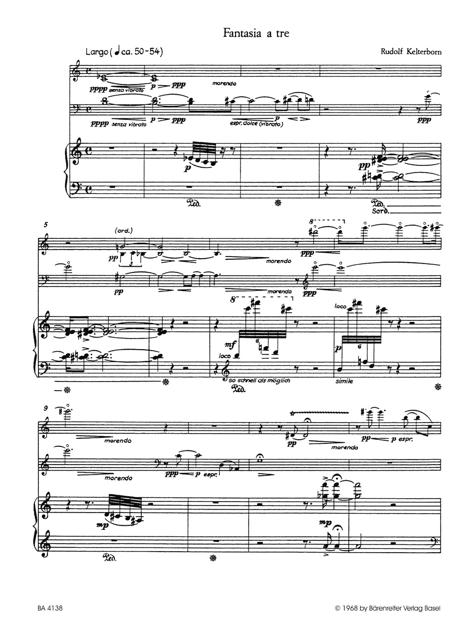 Other Cover Image Fantasia a tre per Violino, Violoncello e Pianoforte (1967)